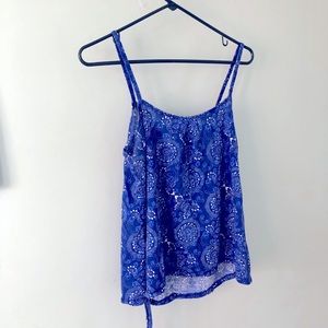 Cute Blue Tank Top— Lucky Brand